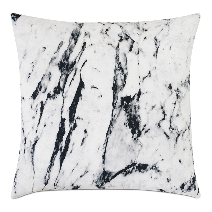 Banks Marble Decorative Pillow