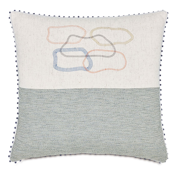 ROONEY COLORBLOCK DECORATIVE PILLOW