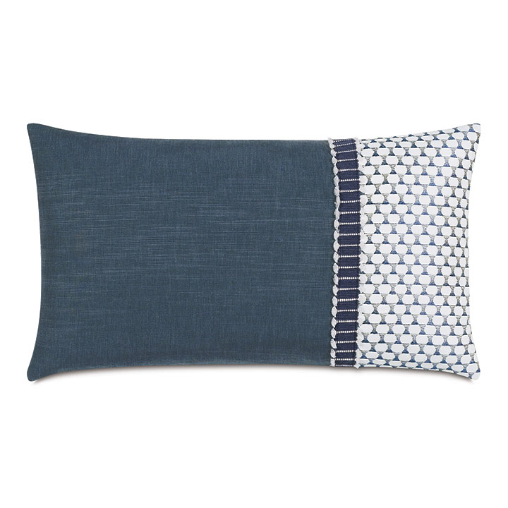 High Tide Embroidered Cuff Decorative Pillow