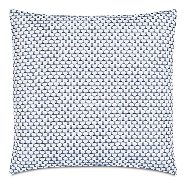 High Tide Embroidered Decorative Pillow