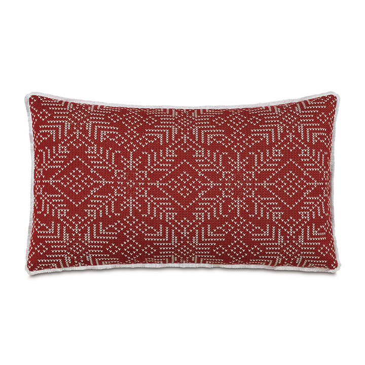 BISHOP OBLONG GEOMETRIC DECORATIVE PILLOW