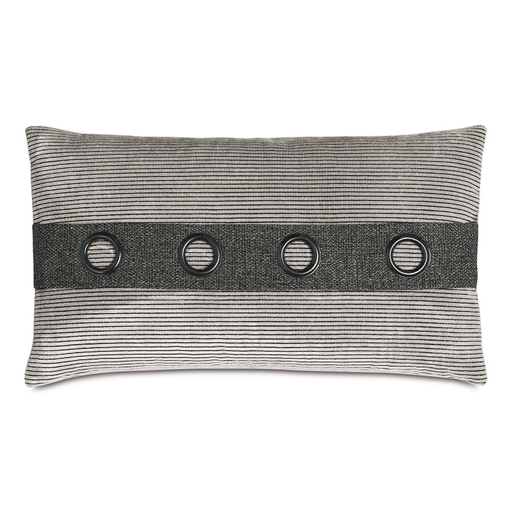 ENOCH GROMMETS DECORATIVE PILLOW