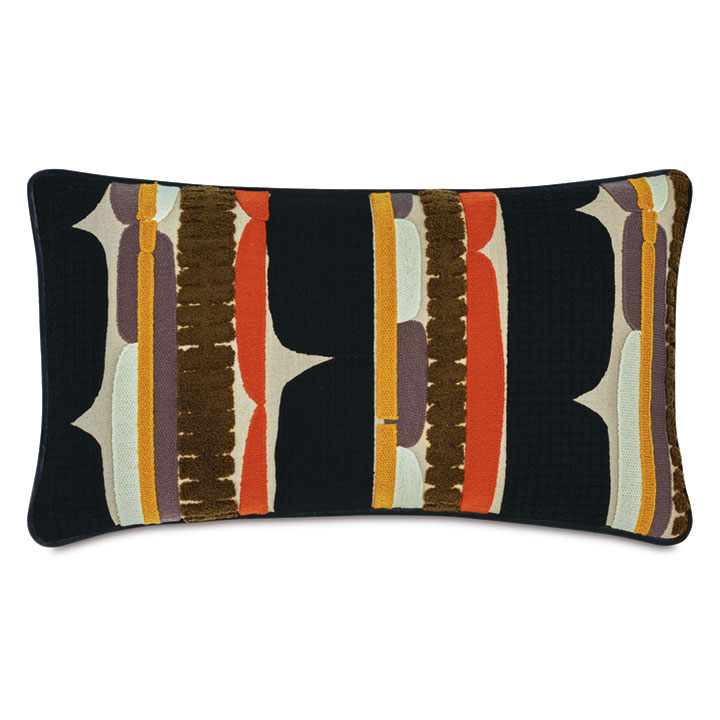 SOL EMBROIDERED DECORATIVE PILLOW