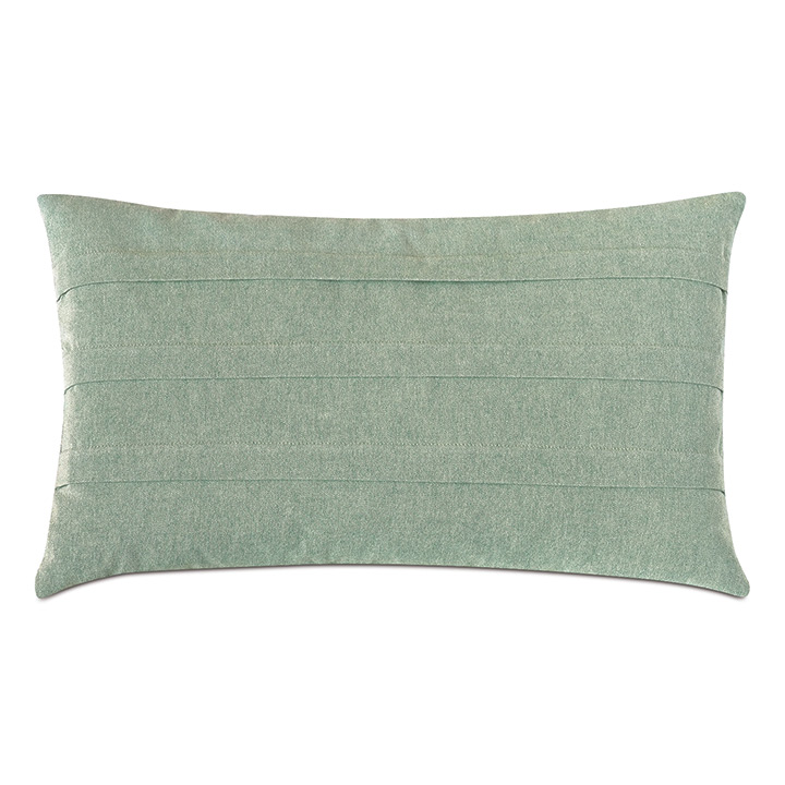 Evangeline Pleated Accent Pillow In Teal