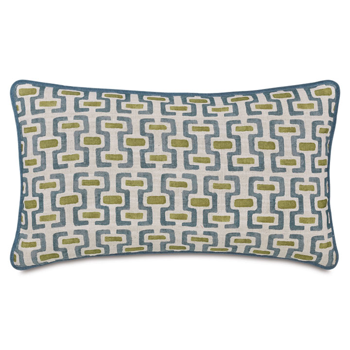 FRANKIE GEOMETRIC DECORATIVE PILLOW