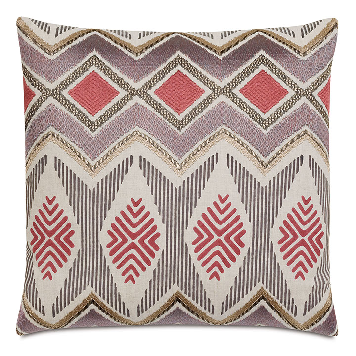 Joaquin Embroidered Decorative Pillow