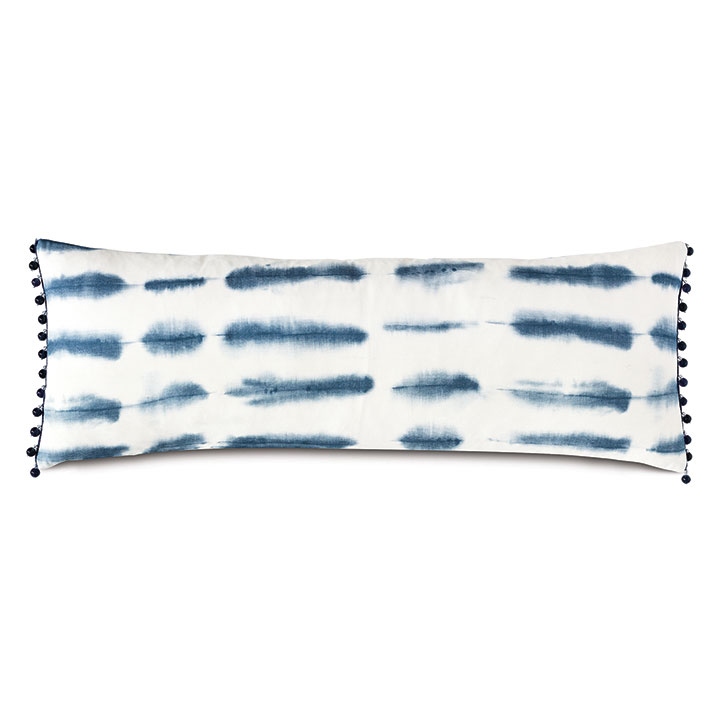 Saya Beaded Trim Decorative Pillow