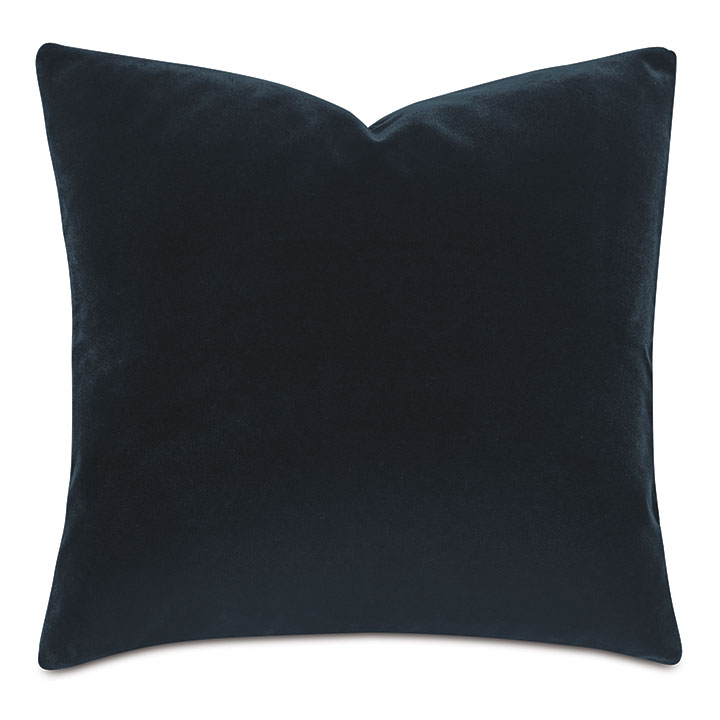 Capra Faux Mohair Decorative Pillow in Charcoal