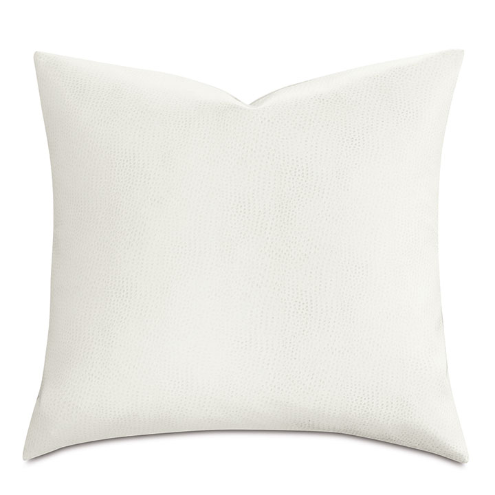 Scarpa Pebbled Decorative Pillow in Pearl