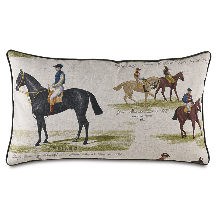 Chantilly Derby Decorative Pillow