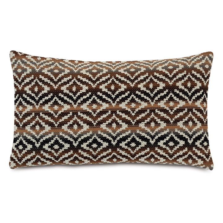 Hancock Decorative Pillow In Brown