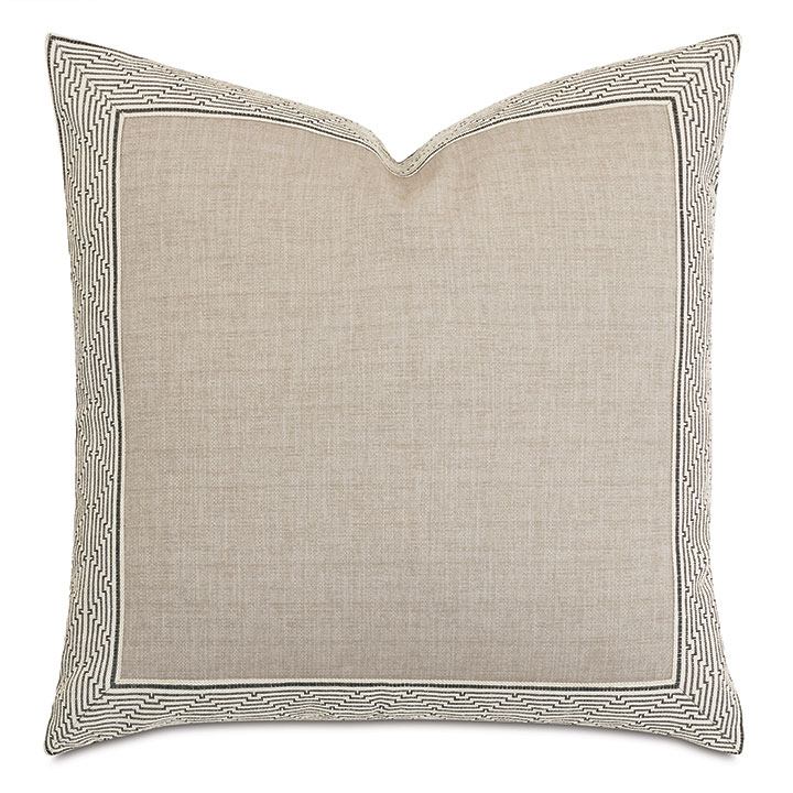 Carmel Mitered Border Decorative Pillow