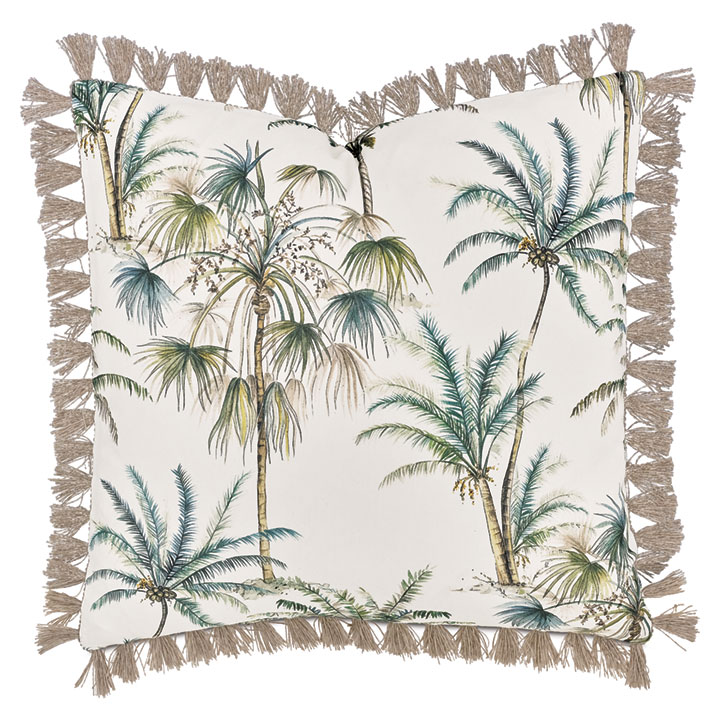 ST. LUCIA TROPICAL DECORATIVE PILLOW