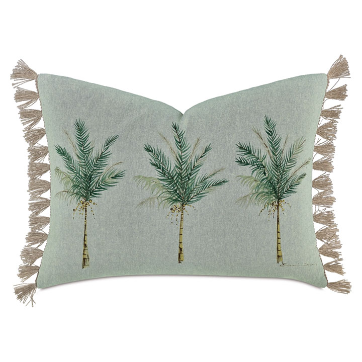 ST. LUCIA FRINGE DECORATIVE PILLOW