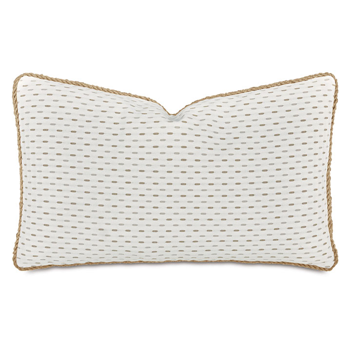 ST. LUCIA GEOMETRIC DECORATIVE PILLOW