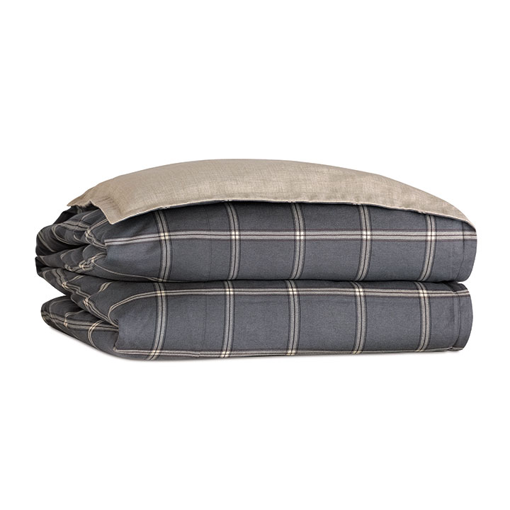 Carmel Plaid Duvet Cover