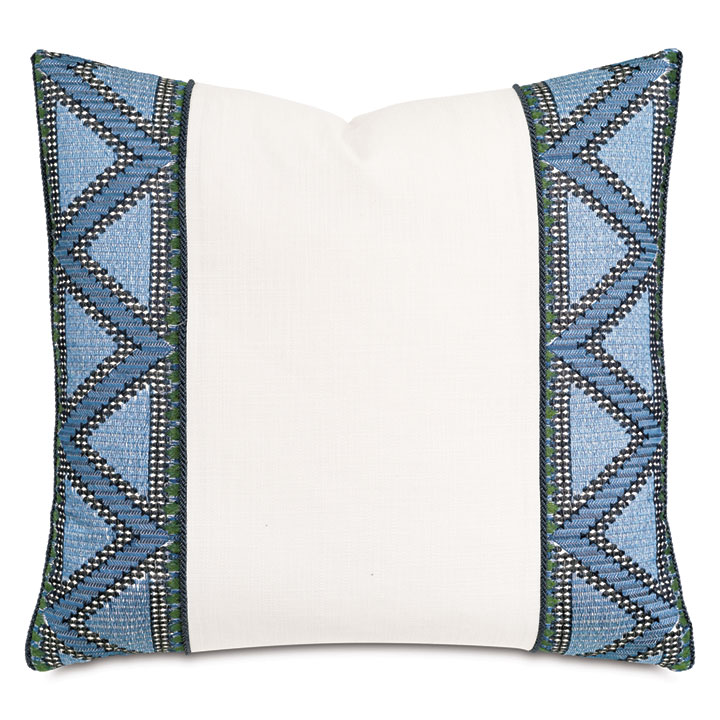 CORONA DEL MAR EMBROIDERED EURO SHAM