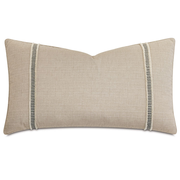 Carmel Textured Border King Sham