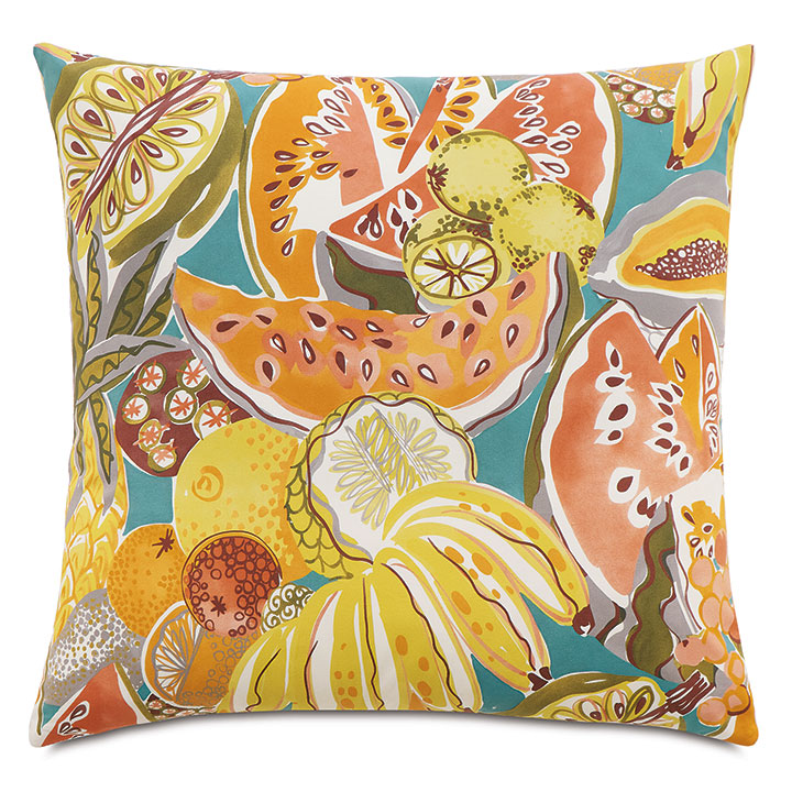 Belize Tropical Decorative Pillow