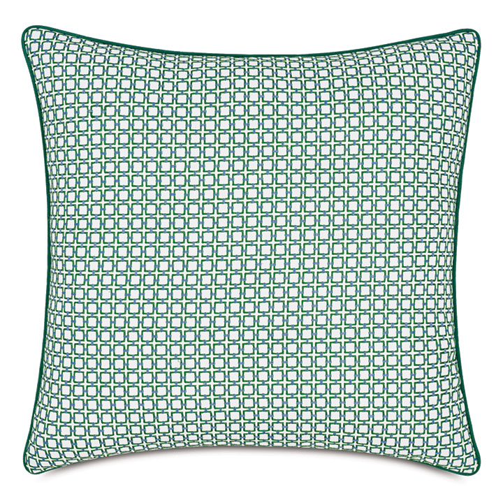 BOCA RATON GEOMETRIC EURO SHAM