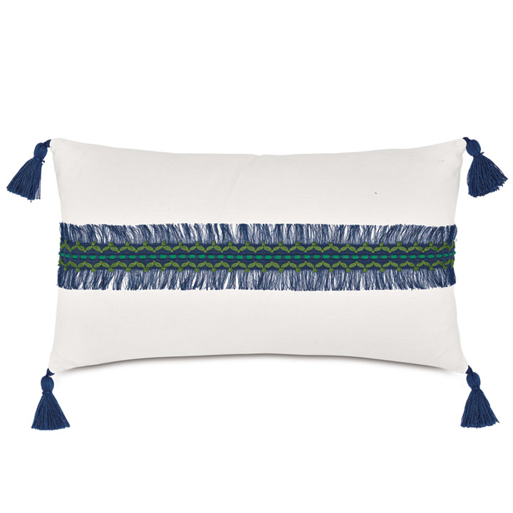 BOCA RATON TASSEL DECORATIVE PILLOW