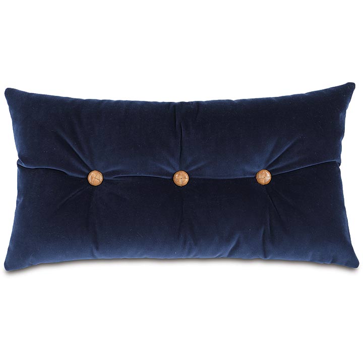 Plush Navy Bolster