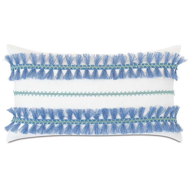 Castaway Trim Application Decorative Pillow