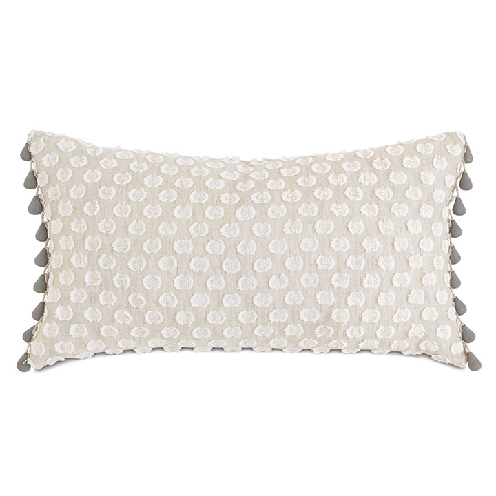 Felicity Beaded Trim Decorative Pillow