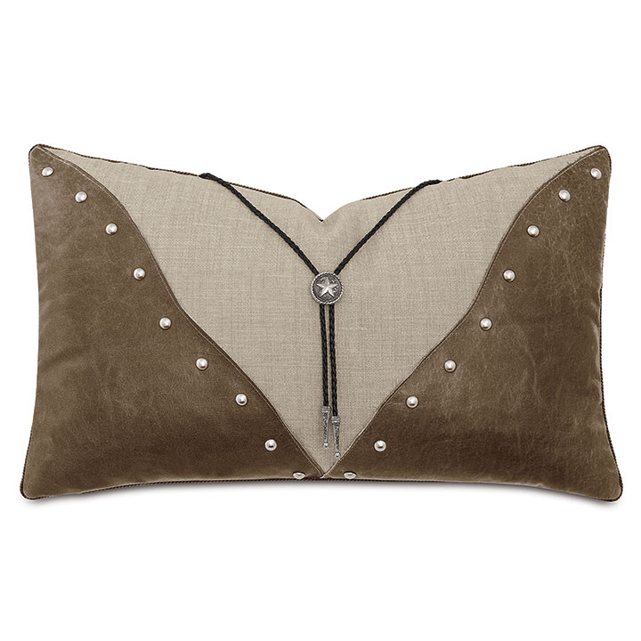 HIGGINS NAILHEADS DECORATIVE PILLOW