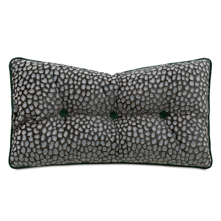 ESMERALDA BUTTON-TUFTED DECORATIVE PILLOW