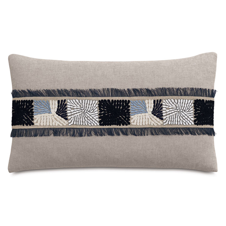 BEAU FRINGE DECORATIVE PILLOW