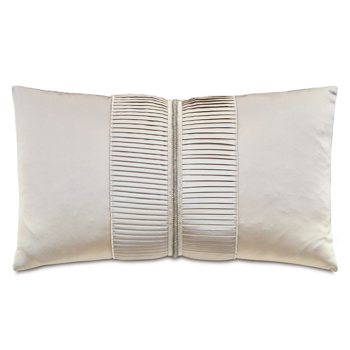 ROMILLY PLEATED INSERT DECORATIVE PILLOW