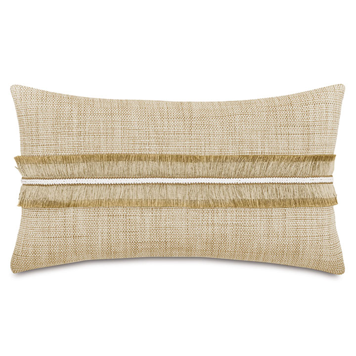 WREN BOHO APPLIQUE BOLSTER