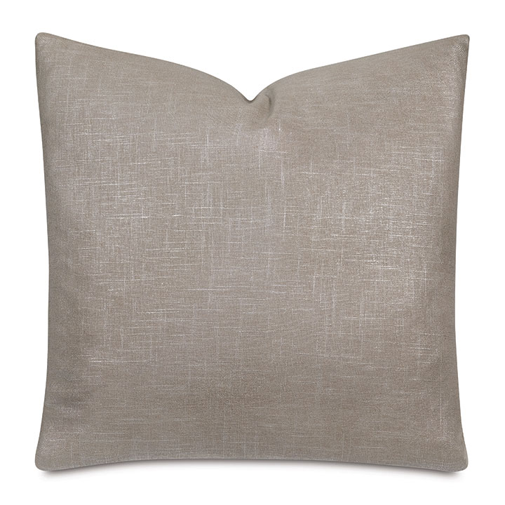 Reflection Metallic Decorative Pillow In Champagne