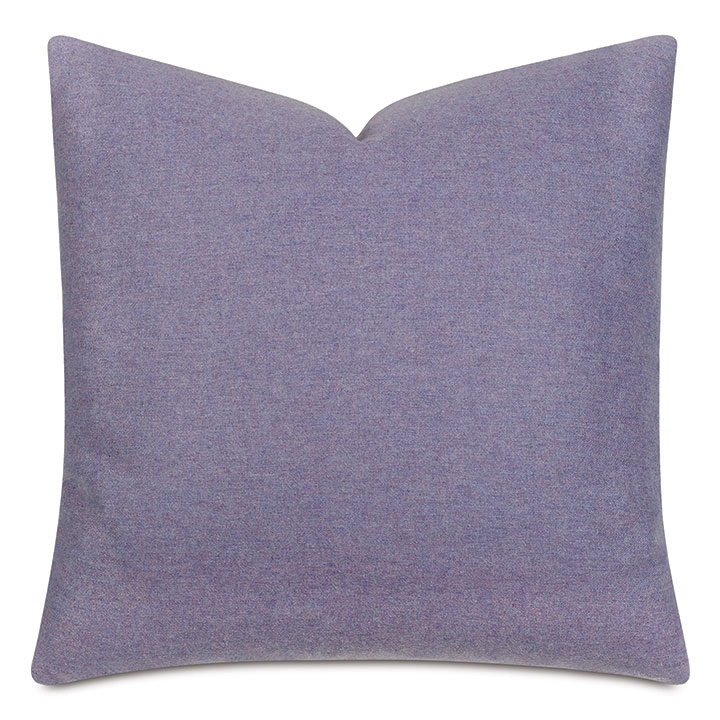 Vincent Textured Decorative Pillow In Lilac