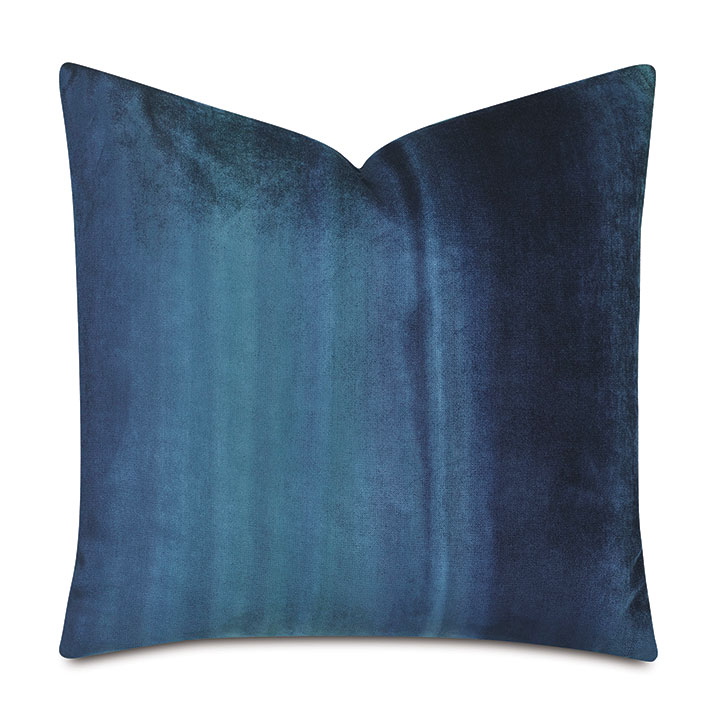 Ombre Peacock Decorative Pillow