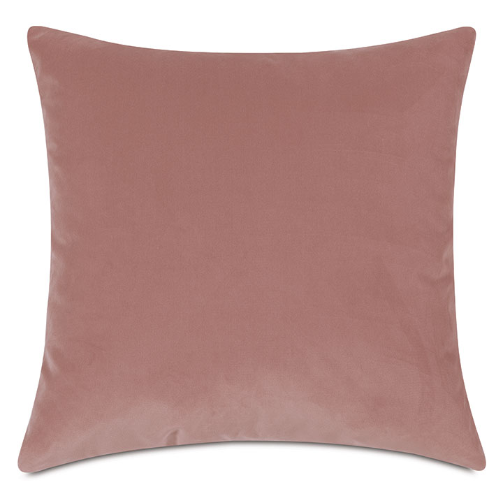 Uma Velvet Decorative Pillow In Pink