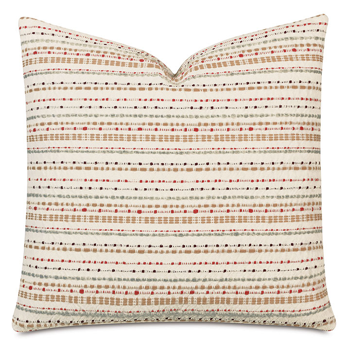 Wilmer Embroidered Decorative Pillow