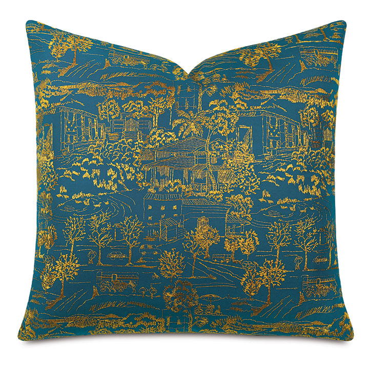 Chappey Toile Decorative Pillow