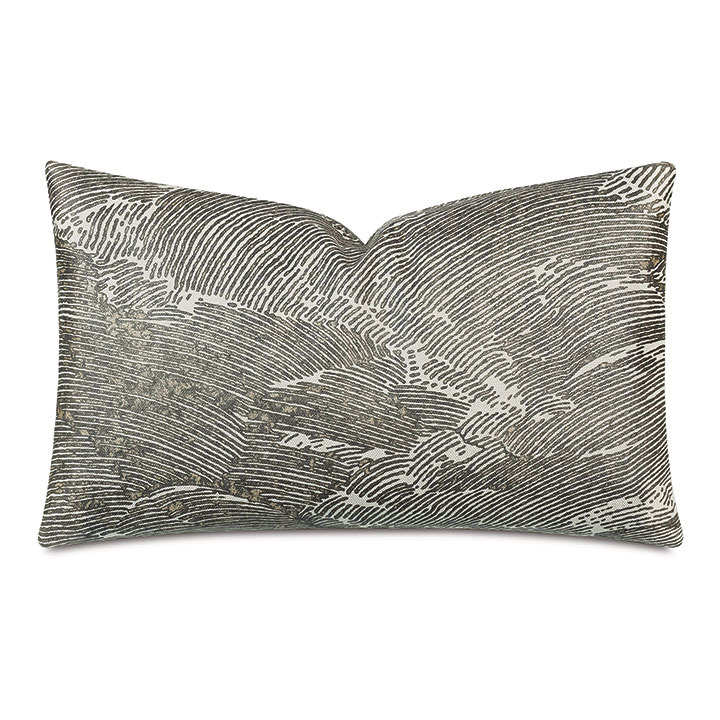 Kellner Metallic Decorative Pillow