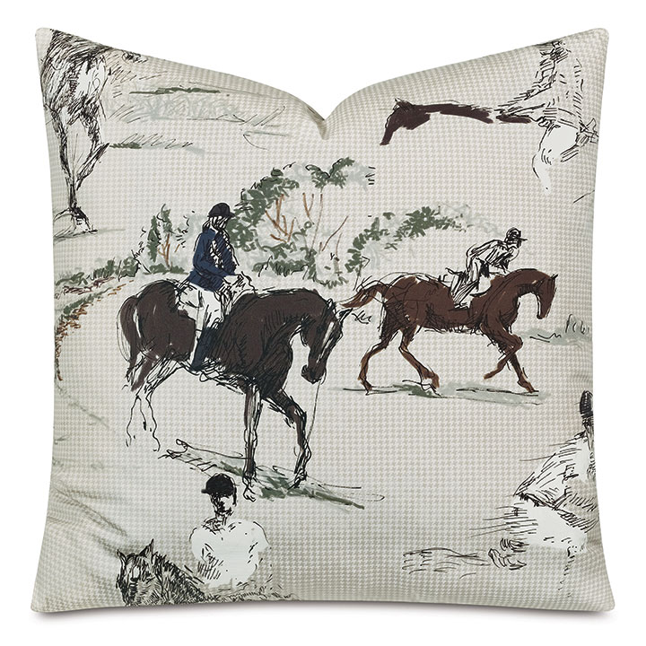 Russell Equestrian Decorative Pillow