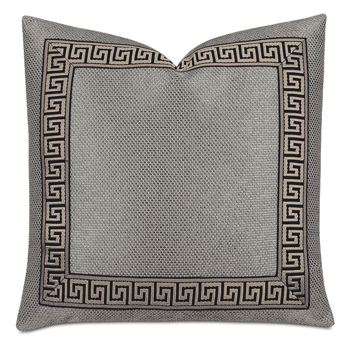 Whistler Greek Key Decorative Pillow