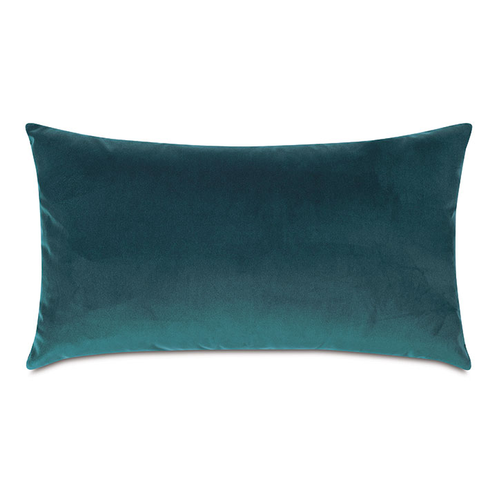 Uma Velvet Decorative Pillow in Peacock