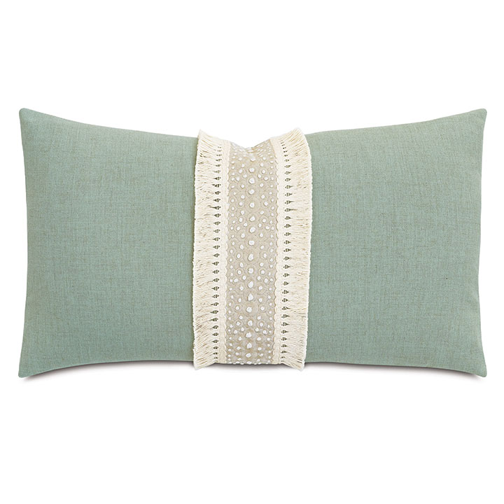 CASA GUAVA EMBROIDERED DECORATIVE PILLOW