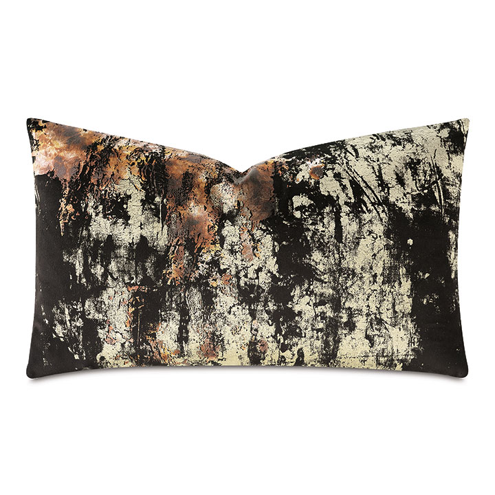 PYRITE METALLIC DECORATIVE PILLOW