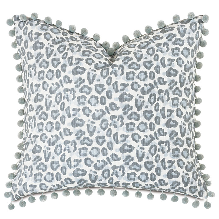 Liesl Ball Trim Decorative Pillow