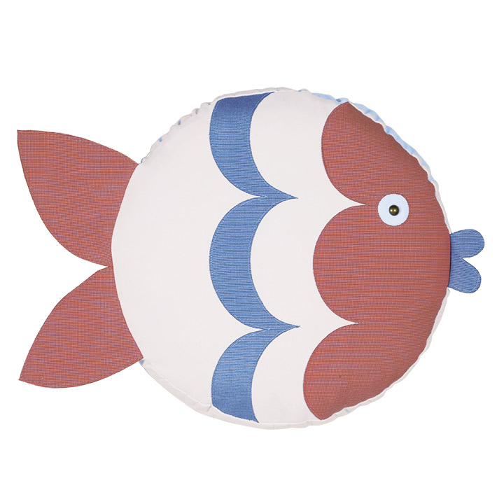 Pez Fish Decorative Pillow (Left)