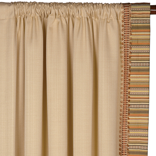 Folly Sand Curtain Panel Left