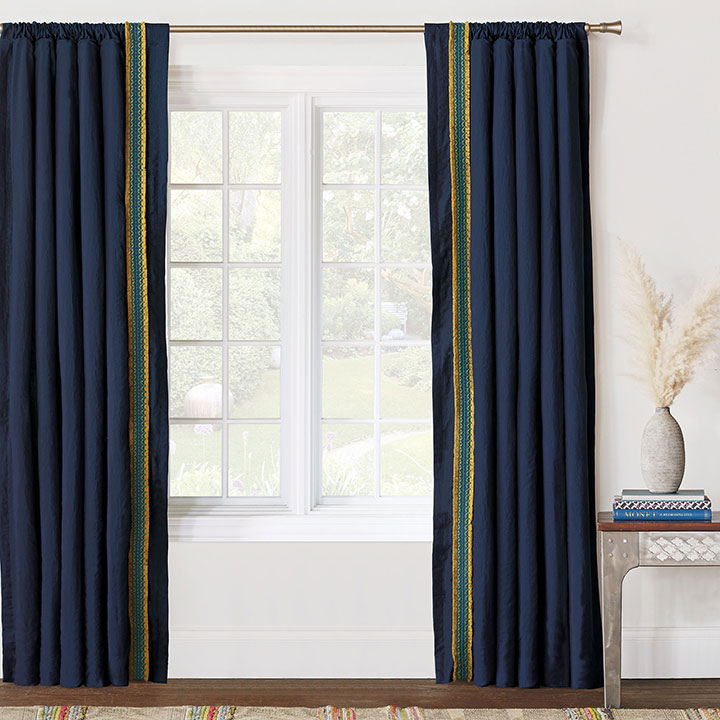 FAIRUZA EMBROIDERED CURTAIN PANEL