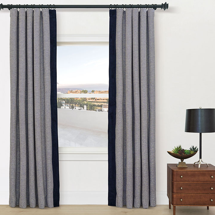 ALISTAIR GEOMETRIC CURTAIN PANEL LEFT